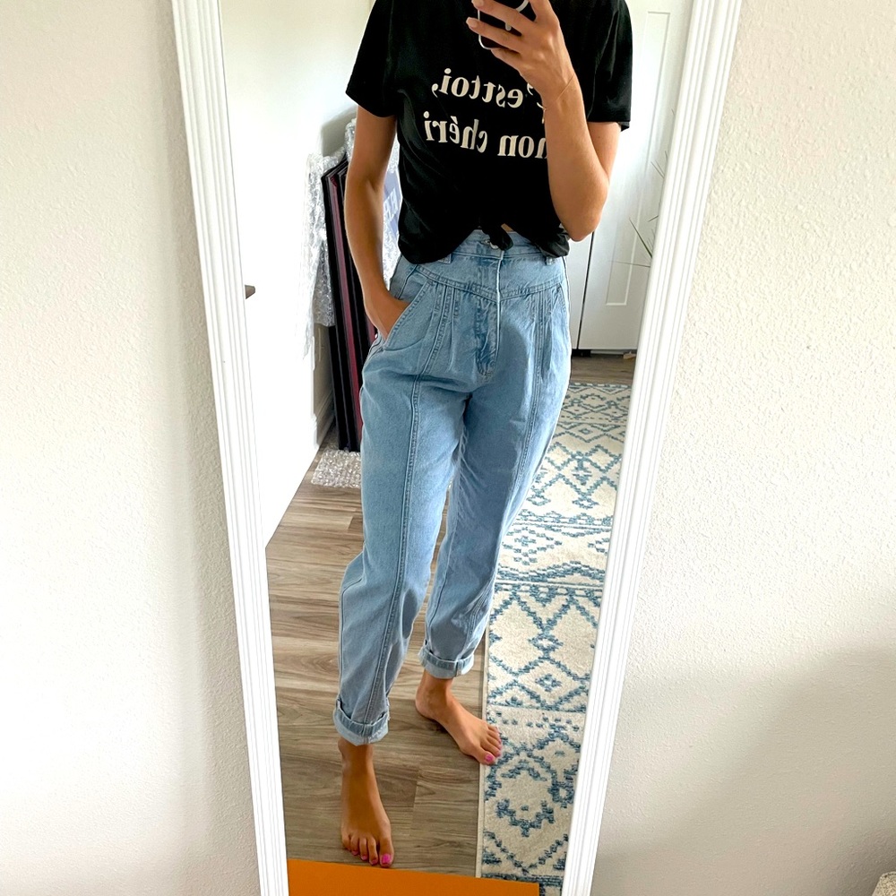 Vintage 90’s Stradivarius High Waist Tapered Jeans